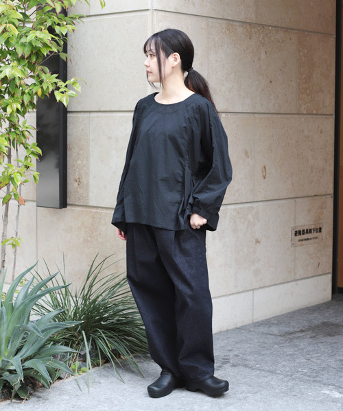 Brocante / ブロカント] 12ozリングデニム アンプリッセパンツ