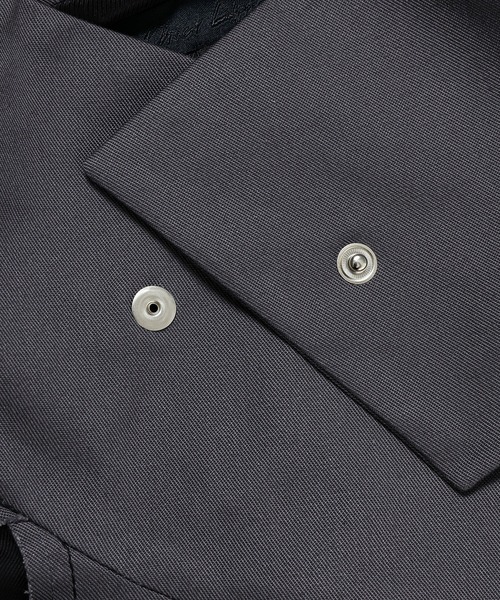 Omar Afridi（オマールアフリディ）の「POSTIN DRAWN COAT（ステンカラーコート・メンズ・グレー系その他・46/48）」の4枚目の写真