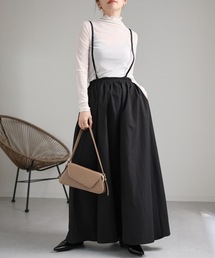 ap retro | AW/新作 ボリュームフレアギャザースカート / 細サス付き(スカート)