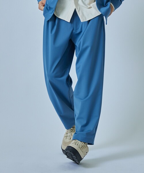 CITY TOKYO（シティトウキョウ）の「WRAPUPワイドテーパードスラックス（スラックス・メンズ・ブラック/ブルー/ブラウン・1/2/3）」の4枚目の写真