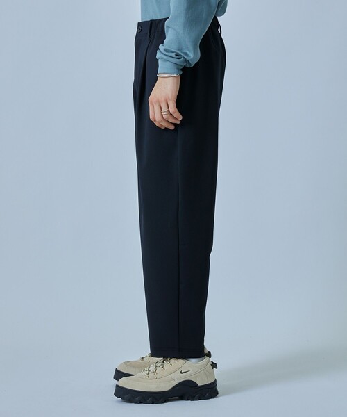 CITY TOKYO（シティトウキョウ）の「WRAPUPワイドテーパードスラックス（スラックス・メンズ・ブラック/ブルー/ブラウン・1/2/3）」の21枚目の写真