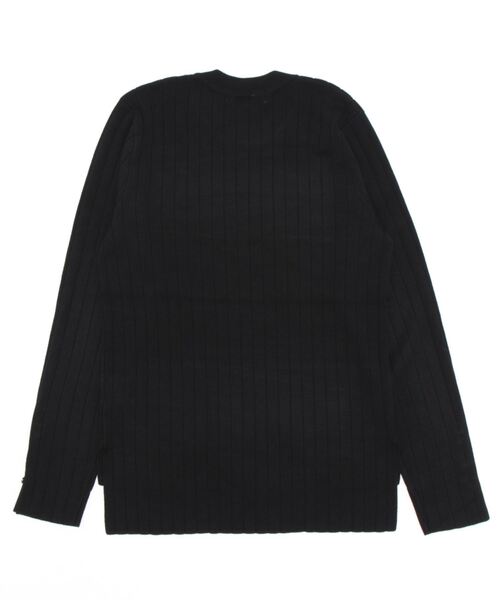 Chez toi(シェトワ)の「袖ボタンワイドリブプルオーバー(ニット/セーター・レディース・ブラック/グレイッシュベージュ/ブラウン/ピンク/グリーン・FREE)」の6枚目の写真