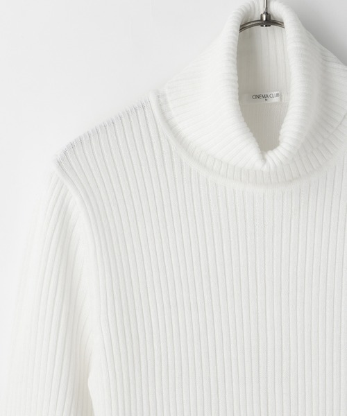 Honeys（ハニーズ）の「あったかリブ編タートル（ニット/セーター・レディース・ピンク/ブラウン/ブラック/ベージュ/アイボリー/パープル/レッド/グリーン/ターコイズブルー・LL/S/M/L）」の14枚目の写真