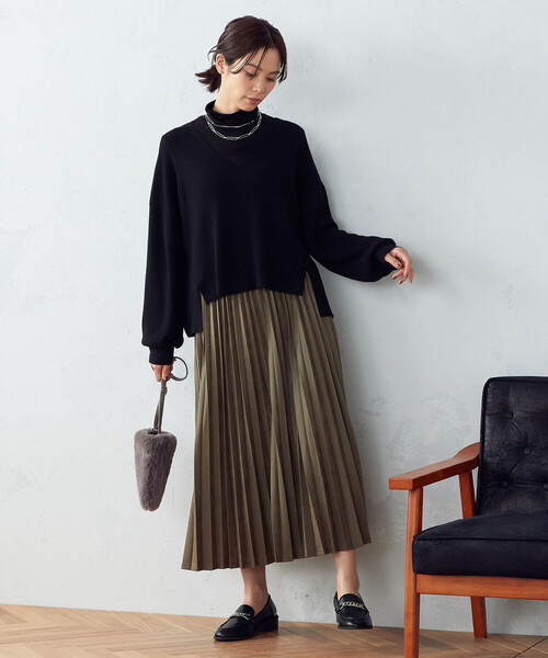 【セットアップ対応】Ｖネックニット