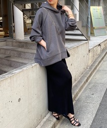 COLLAGE GALLARDAGALANTE | 軽量/バックジップパーカー/オンライン限定(パーカー)