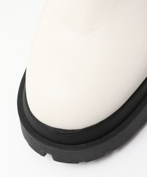 PAGEBOY(ページボーイ)の「ニットソックスブーツ(ブーツ・レディース・ブラック/オフホワイト・M/L)」の10枚目の写真