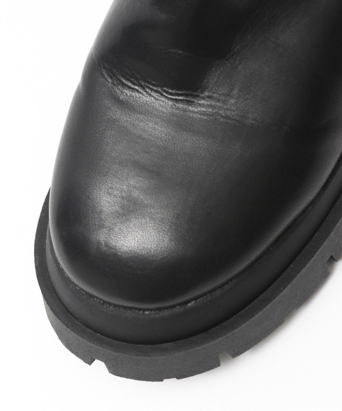 PAGEBOY(ページボーイ)の「ニットソックスブーツ(ブーツ・レディース・ブラック/オフホワイト・M/L)」の12枚目の写真