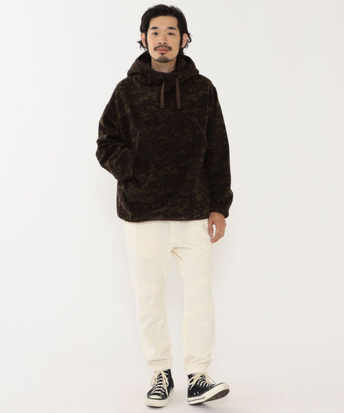 BEAMS PLUS（ビームスプラス）の「BEAMS PLUS / フリース カモフラージュプリント ミリタリー スモック（ブルゾン・メンズ・オリーブ/ネイビー・S/M/L/XL）」の6枚目の写真
