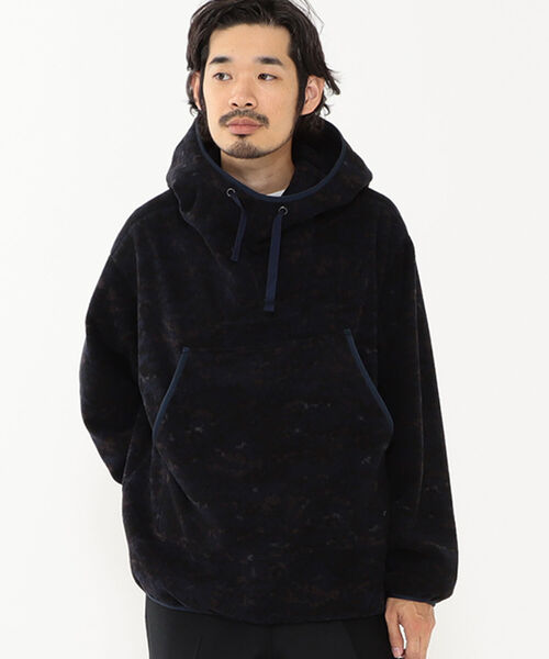 BEAMS PLUS（ビームスプラス）の「BEAMS PLUS / フリース カモフラージュプリント ミリタリー スモック（ブルゾン・メンズ・オリーブ/ネイビー・S/M/L/XL）」の9枚目の写真