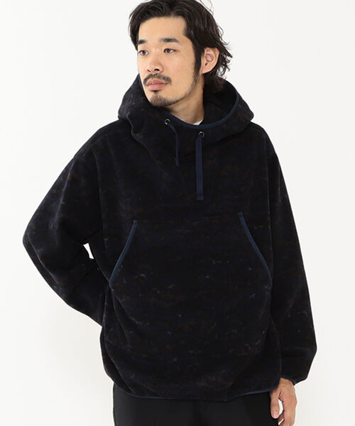 BEAMS PLUS（ビームスプラス）の「BEAMS PLUS / フリース カモフラージュプリント ミリタリー スモック（ブルゾン・メンズ・オリーブ/ネイビー・S/M/L/XL）」の10枚目の写真