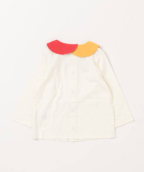 baby cheer（ベイビーチアー）の「キノコ衿ブラウス（シャツ/ブラウス・キッズ・キナリ・110cm/80ｃｍ/120cm/100cm/90cm）」の6枚目の写真