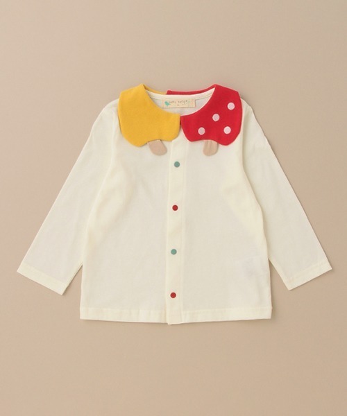 baby cheer（ベイビーチアー）の「キノコ衿ブラウス（シャツ/ブラウス・キッズ・キナリ・110cm/80ｃｍ/120cm/100cm/90cm）」の12枚目の写真
