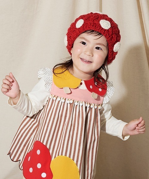 baby cheer（ベイビーチアー）の「キノコ衿ブラウス（シャツ/ブラウス・キッズ・キナリ・110cm/80ｃｍ/120cm/100cm/90cm）」の11枚目の写真