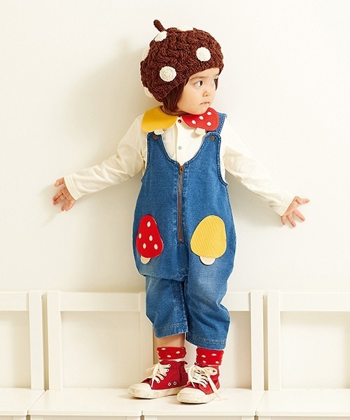 baby cheer（ベイビーチアー）の「キノコ衿ブラウス（シャツ/ブラウス・キッズ・キナリ・110cm/80ｃｍ/120cm/100cm/90cm）」の14枚目の写真