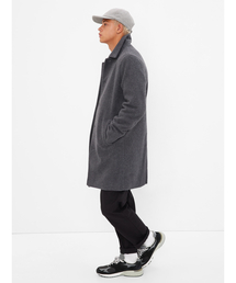 GAP ハーフコート ステンカラー ダークブラウン L GAP（ギャップ）の「ステンカラーコート（ステンカラーコート）」 - WEAR