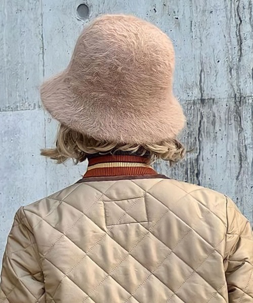 polcadot（ポルカドット）の「ライク アンゴラ ベルハット（ハット・レディース・ブラック/グレー/ベージュ/ホワイト・FREE）」の14枚目の写真