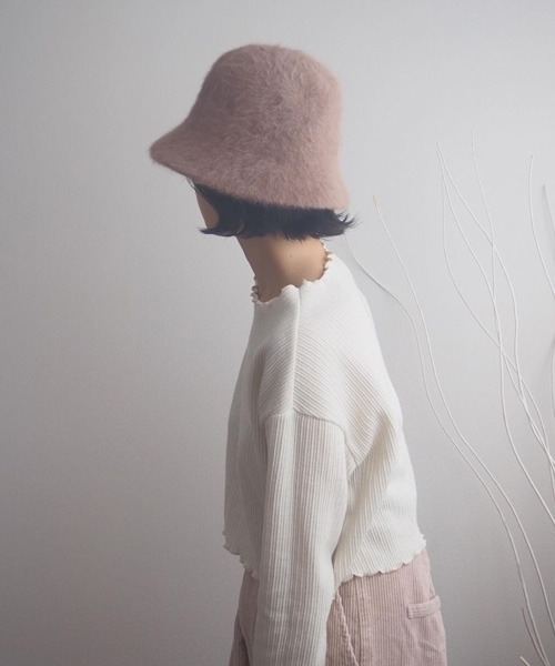 polcadot（ポルカドット）の「ライク アンゴラ ベルハット（ハット・レディース・ブラック/グレー/ベージュ/ホワイト・FREE）」の19枚目の写真