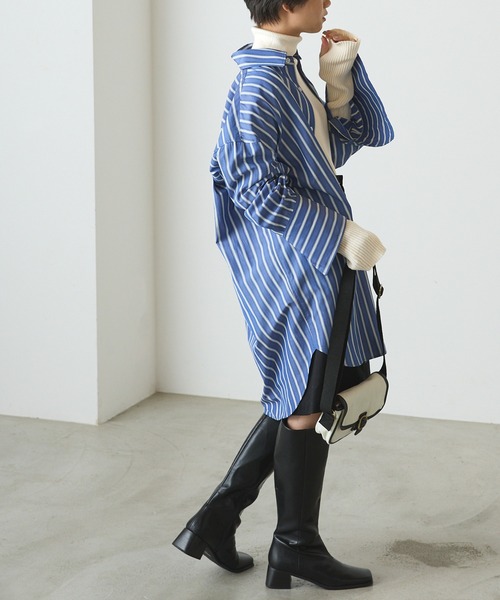 forksy.(フォルクシー)の「【forksy.】フィンガーフォールリブタートルニットプルオーバー(ニット/セーター・レディース・グレー/アイボリー/ブラック/ベージュ・FREE)」の16枚目の写真