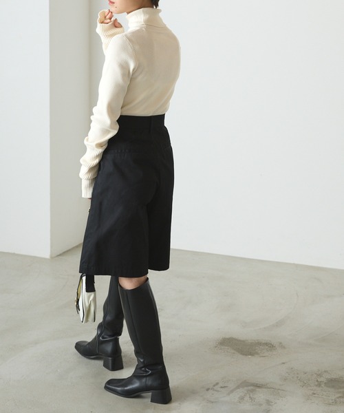 forksy.(フォルクシー)の「【forksy.】フィンガーフォールリブタートルニットプルオーバー(ニット/セーター・レディース・グレー/アイボリー/ブラック/ベージュ・FREE)」の10枚目の写真