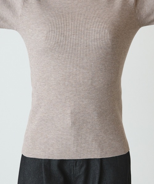 forksy.(フォルクシー)の「【forksy.】フィンガーフォールリブタートルニットプルオーバー(ニット/セーター・レディース・グレー/アイボリー/ブラック/ベージュ・FREE)」の15枚目の写真