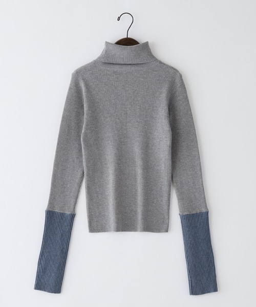 forksy.(フォルクシー)の「【forksy.】フィンガーフォールリブタートルニットプルオーバー(ニット/セーター・レディース・グレー/アイボリー/ブラック/ベージュ・FREE)」の22枚目の写真