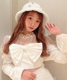 Swankiss SX femi fur バケハ White Swankiss（スワンキス）の「SX femi fur バケハ（ハット）」 - WEAR