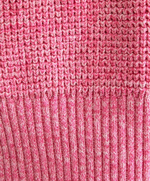COLLAGE GALLARDAGALANTE（コラージュガリャルダガランテ）の「メランジニット（ニット/セーター・レディース・ライム/ピンク・FREE）」の18枚目の写真