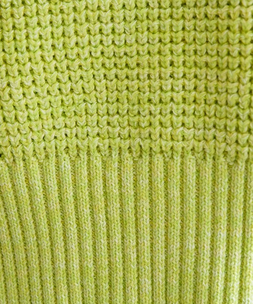 COLLAGE GALLARDAGALANTE（コラージュガリャルダガランテ）の「メランジニット（ニット/セーター・レディース・ライム/ピンク・FREE）」の17枚目の写真