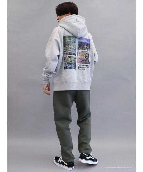 CRAFT STANDARD BOUTIQUE(クラフトスタンダードブティック)の「THE MET モネMonet スウェットパーカー *(パーカー・メンズ・杢グレー/ブラック/アイボリー・LL/L/M)」の20枚目の写真