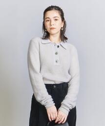 BEAUTY&YOUTH UNITED ARROWS | モヘヤブレンド コンパクト ポロニット プルオーバー(ニット/セーター)