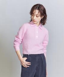 BEAUTY&YOUTH UNITED ARROWS | モヘヤブレンド コンパクト ポロニット プルオーバー(ニット/セーター)