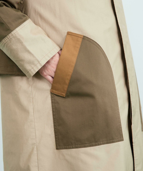 FRAPBOIS(フラボア)の「カスタムコート(その他アウター・レディース・ブラック/ベージュ・1/2)」の19枚目の写真