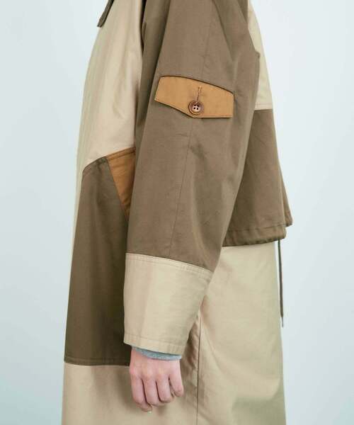 FRAPBOIS(フラボア)の「カスタムコート(その他アウター・レディース・ブラック/ベージュ・1/2)」の20枚目の写真