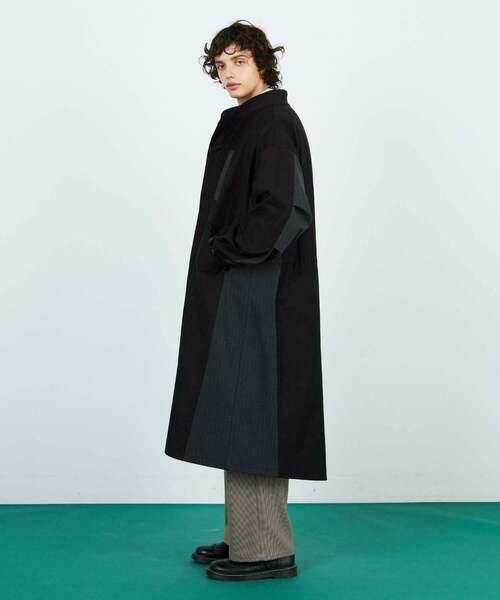 FRAPBOIS(フラボア)の「カスタムコート(その他アウター・レディース・ブラック/ベージュ・1/2)」の9枚目の写真