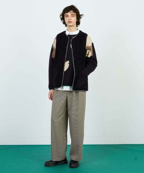 FRAPBOIS(フラボア)の「カスタムコート(その他アウター・レディース・ブラック/ベージュ・1/2)」の7枚目の写真