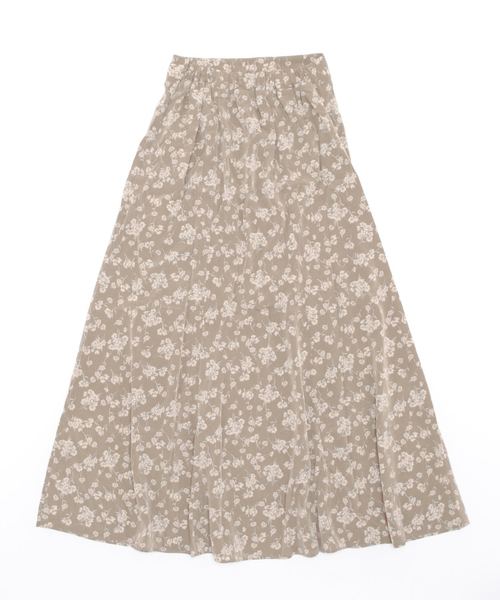 flower(フラワー)の「フローラルブーケスカート(スカート・レディース・ブラウン/ベージュ・FREE)」の6枚目の写真