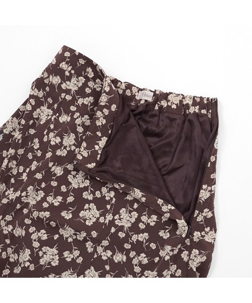 flower(フラワー)の「フローラルブーケスカート(スカート・レディース・ブラウン/ベージュ・FREE)」の18枚目の写真