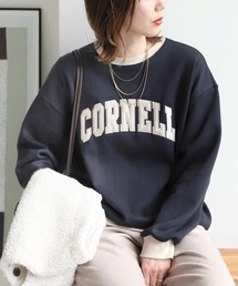 reca | 裏起毛ロゴ入りバイカラースウェットプルオーバー(スウェット)