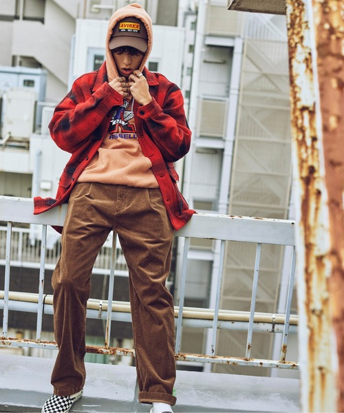 AVIREX（アヴィレックス）の「【RUSSELL ATHLETIC × AVIREX】PULL-OVER PARKA / プルオーバー パーカー / ラッセル アスレティック / アヴィレックス（パーカー・メンズ・オレンジ/その他/その他1・L/2XL/M/XL）」の8枚目の写真