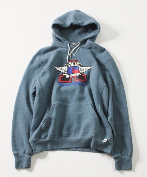 AVIREX（アヴィレックス）の「【RUSSELL ATHLETIC × AVIREX】PULL-OVER PARKA / プルオーバー パーカー / ラッセル アスレティック / アヴィレックス（パーカー・メンズ・オレンジ/その他/その他1・L/2XL/M/XL）」の9枚目の写真