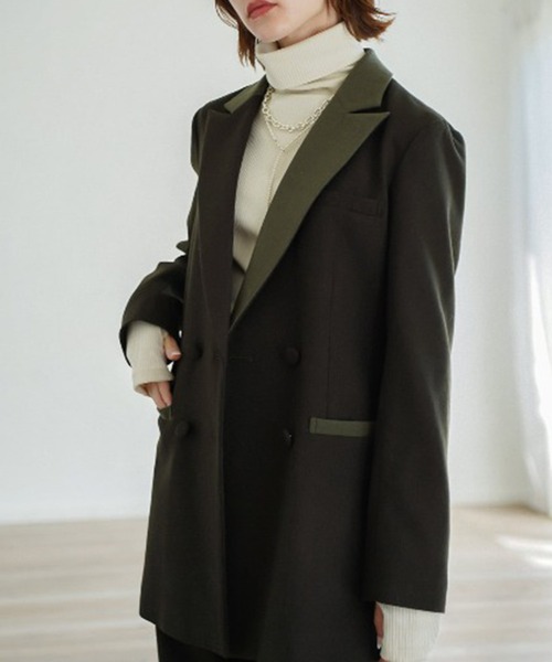 CIEL'AIR（シエルエアー）の「[ CIEL’AIR ] BICOLOR JACKET（テーラードジャケット）」 WEAR