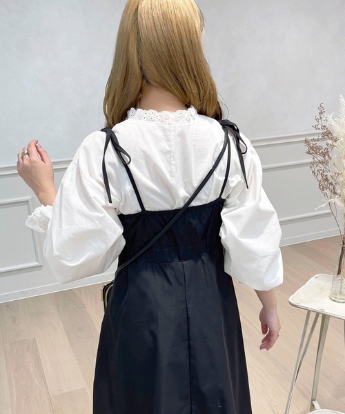 apres jour（アプレジュール）の「コットンレースフリルブラウス【ZOZOTOWN限定アイテム】（シャツ/ブラウス・レディース・アイボリー/オフホワイト・X-LARGE/フリー）」の9枚目の写真