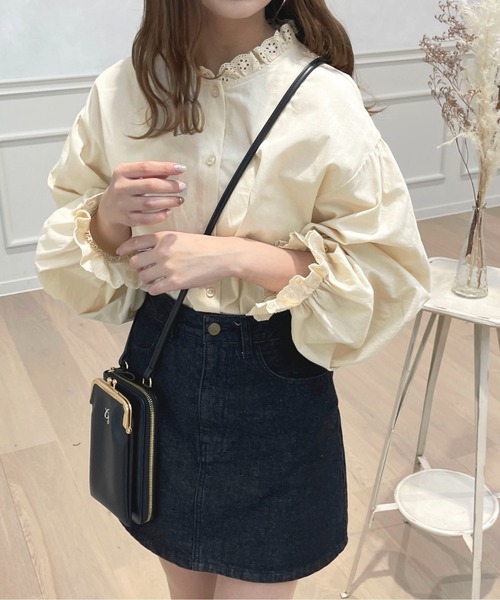 apres jour（アプレジュール）の「コットンレースフリルブラウス【ZOZOTOWN限定アイテム】（シャツ/ブラウス・レディース・アイボリー/オフホワイト・X-LARGE/フリー）」の13枚目の写真