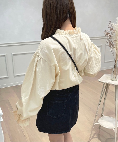 apres jour（アプレジュール）の「コットンレースフリルブラウス【ZOZOTOWN限定アイテム】（シャツ/ブラウス・レディース・アイボリー/オフホワイト・X-LARGE/フリー）」の15枚目の写真