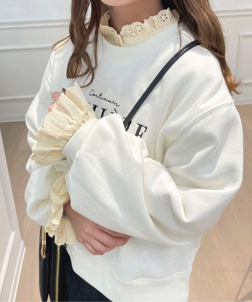 apres jour（アプレジュール）の「コットンレースフリルブラウス【ZOZOTOWN限定アイテム】（シャツ/ブラウス・レディース・アイボリー/オフホワイト・X-LARGE/フリー）」の18枚目の写真