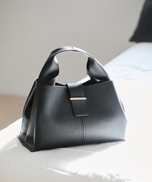 VIS（ビス）の「【軽量】フロント金具エアリーソフトバッグ（ハンドバッグ・レディース）」