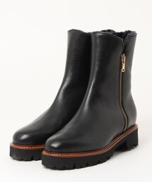 inter-chaussures（インターショシュール）の「【CORSO ROMA， 9】ダブルジップタンクソールショートブーツ(W13004)（ブーツ）」