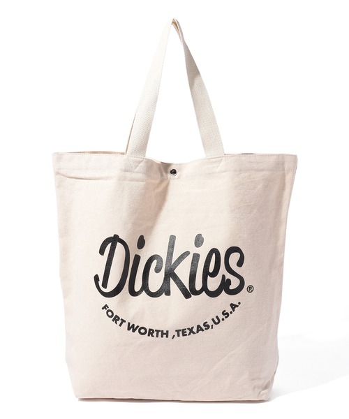 Dickies(ディッキーズ)の「Dickies ポップアーチロゴ キャンバストートバッグ(トートバッグ・メンズ・ブラウン/ブラック/シルバー/オフホワイト・FREE)」の10枚目の写真