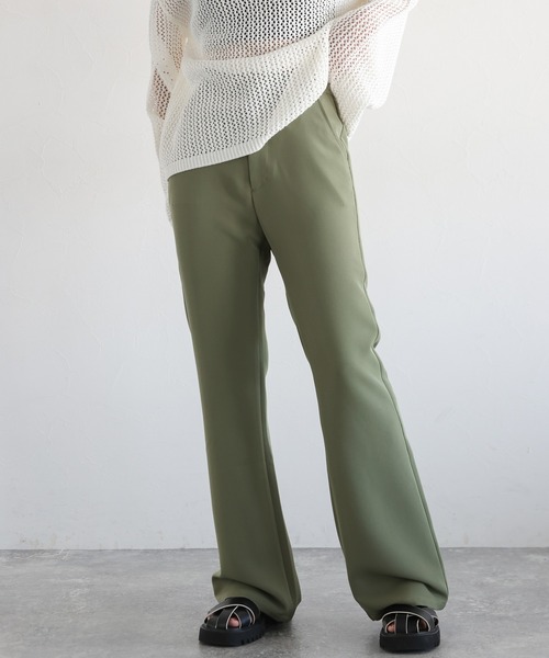 PAGEBOY（ページボーイ）の「モアラクフィットスラックス2（スラックス・レディース・ラベンダー/ブラック/オフホワイト/カーキ/ターコイズブルー・S/M/L）」の6枚目の写真