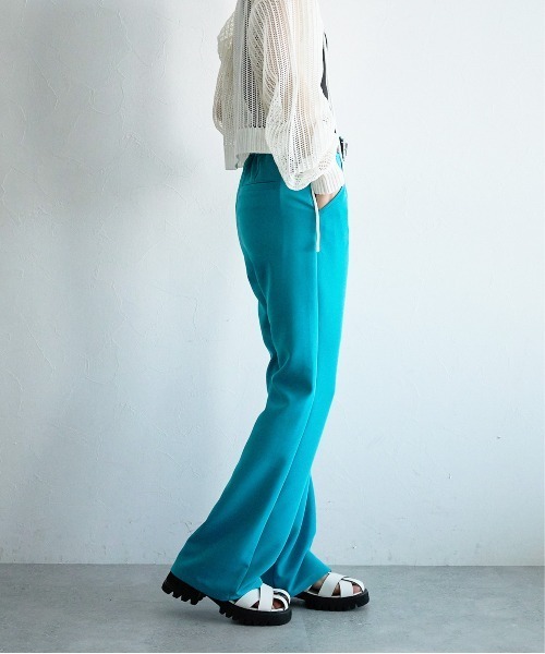 PAGEBOY（ページボーイ）の「モアラクフィットスラックス2（スラックス・レディース・ラベンダー/ブラック/オフホワイト/カーキ/ターコイズブルー・S/M/L）」の13枚目の写真